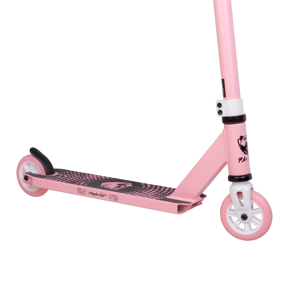 Panda Nubi Trick Løbehjul - White/Pink-ScootWorld.dk