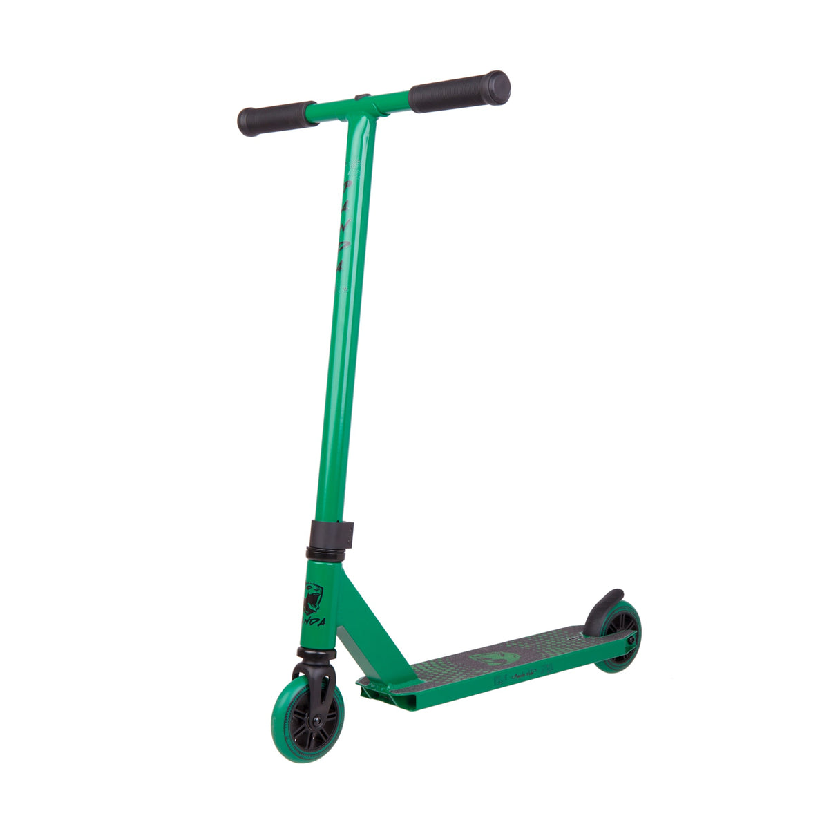 Panda Nubi Trick Løbehjul - Black/Green-ScootWorld.dk