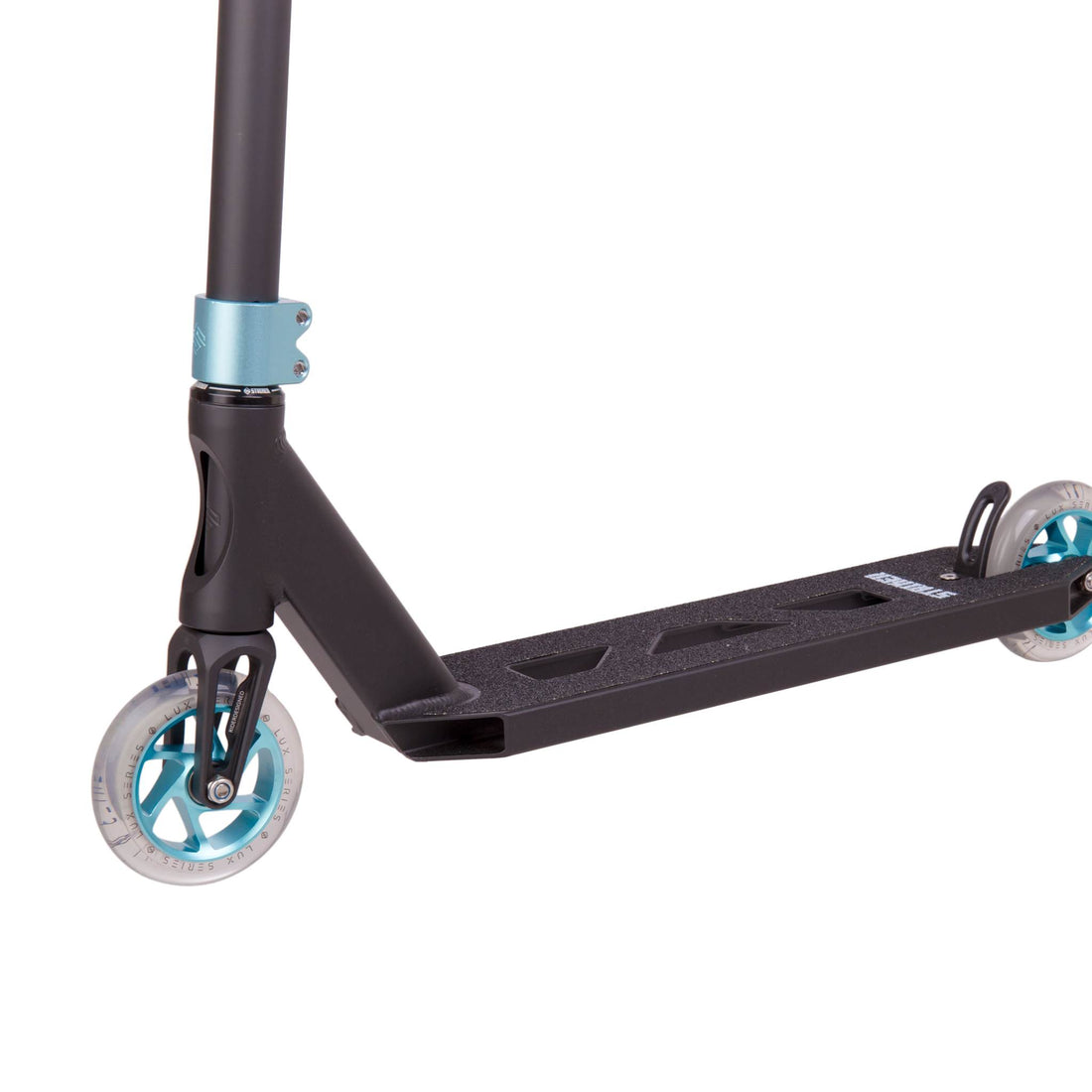 Striker Lux Trick Løbehjul - Clear/Teal-ScootWorld.dk