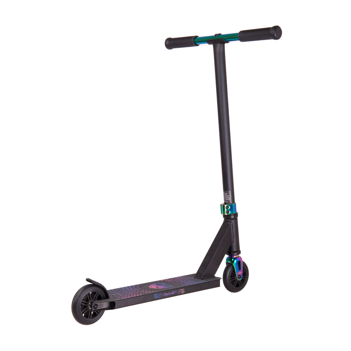 Panda Nubi Trick Løbehjul - Black/Rainbow-ScootWorld.dk