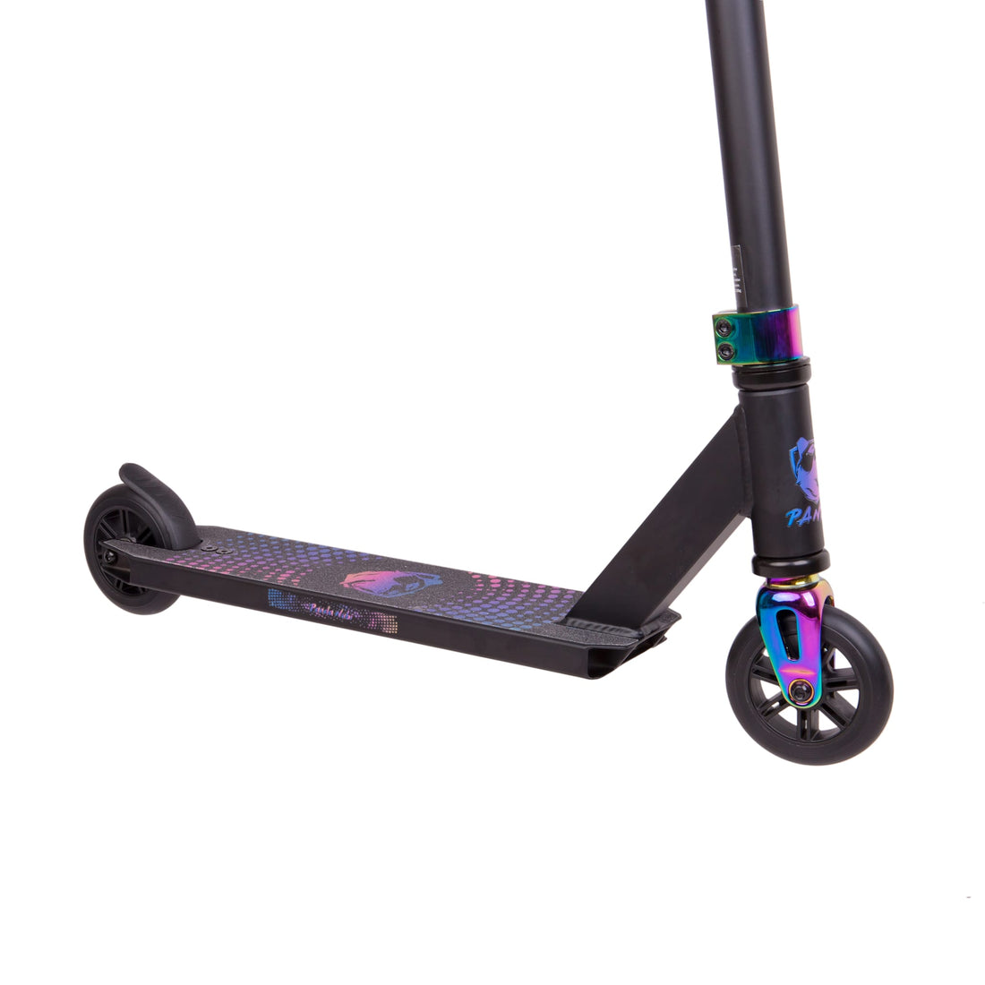 Panda Nubi Trick Løbehjul - Black/Rainbow-ScootWorld.dk