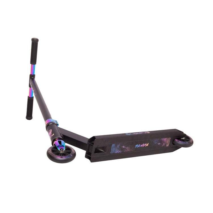 Panda Nubi Trick Løbehjul - Black/Rainbow-ScootWorld.dk