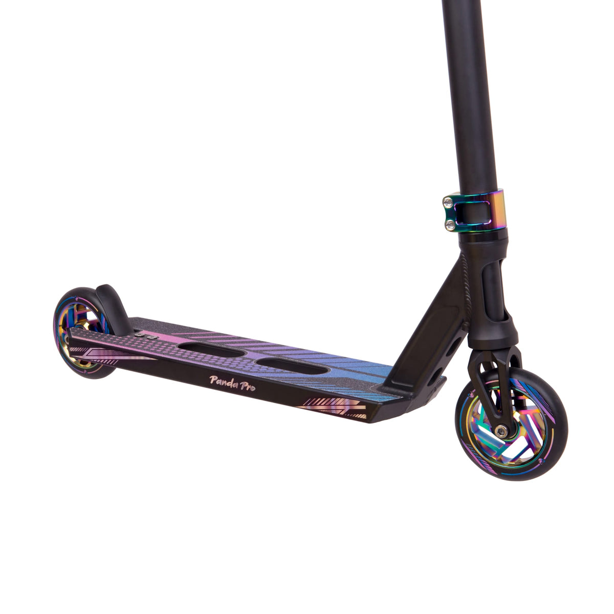 Panda Pro Trick Løbehjul - Black/Rainbow-ScootWorld.dk