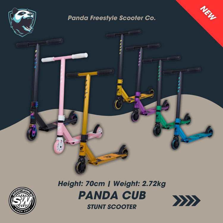 Panda Cub Trick Løbehjul - Green-ScootWorld.dk