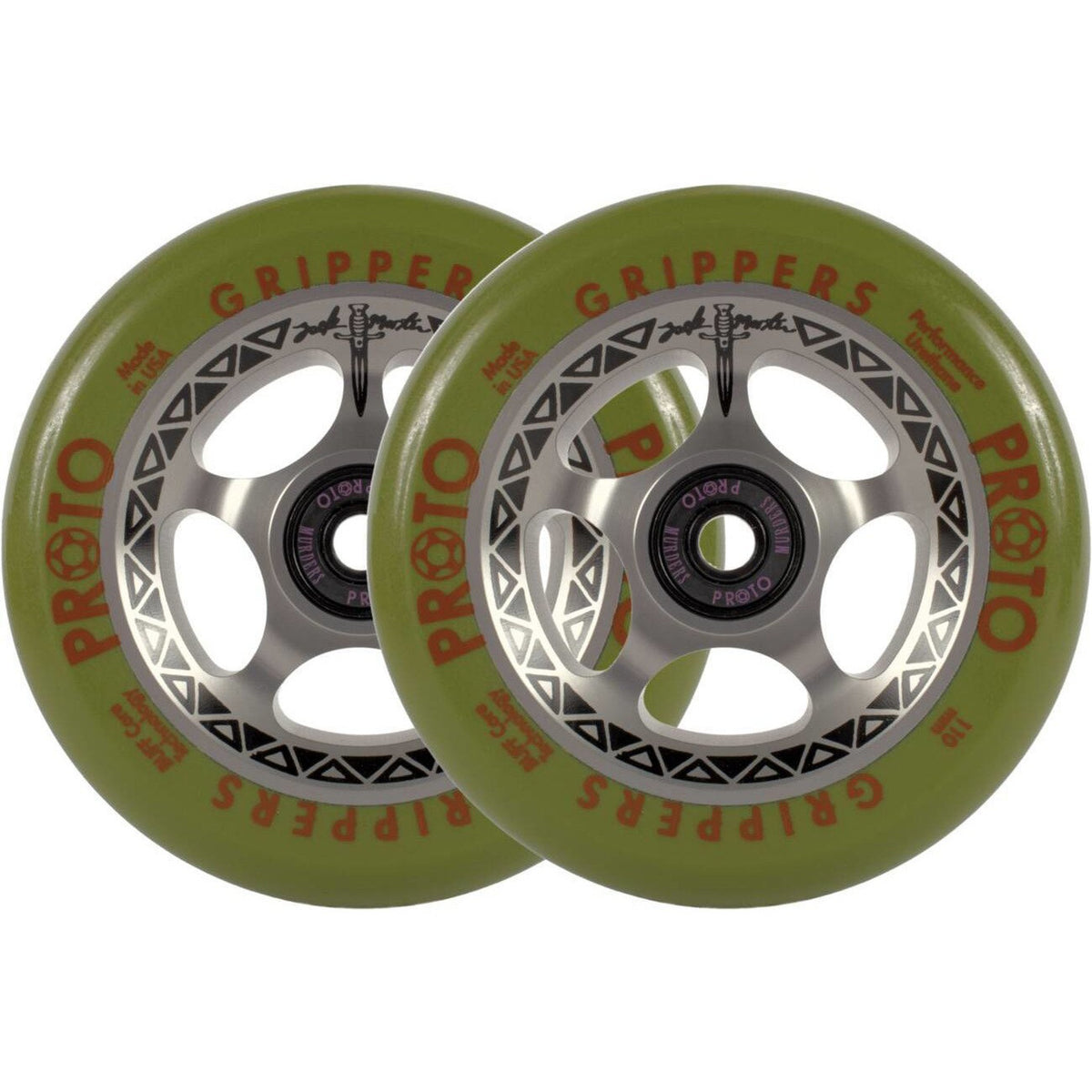 Proto Gripper Signature Hjul Til Løbehjul 2-pak - Zack Martin-ScootWorld.dk