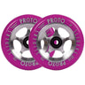 Proto Sliders Starbright Roues Trottinette Freestyle 2-Pak - Purple On Raw