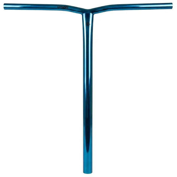Union Uniq Bend Oversized Pro Løbehjul Bar - Chrome Blue-ScootWorld.dk