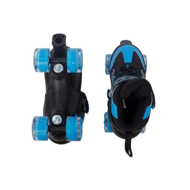 VENOR Ignite LED Side-By-Side Rulleskøjter - Black/Blue-ScootWorld.dk